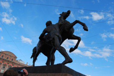 Sculpture in Sankt-Petersburg clipart