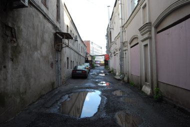 Street in Sankt-Petersburg clipart