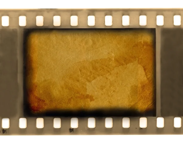 Empty vintage 35 mm frame film — Stock Photo, Image