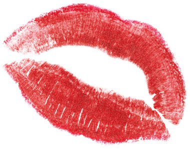 Red lips clipart