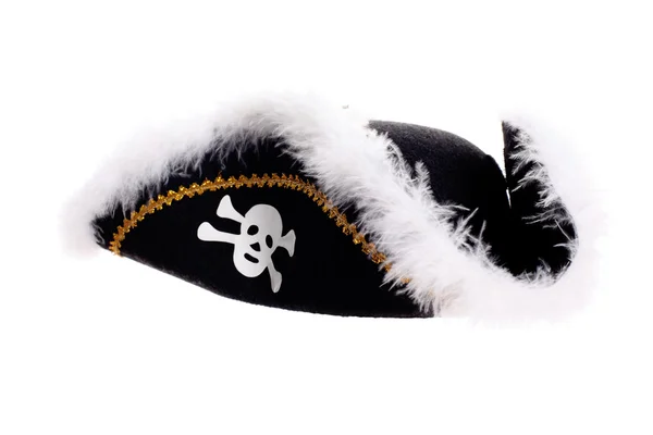 Pirátství čepice s lebkou — Stock fotografie
