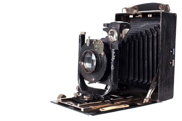 Retro kamera isolerad på vit — Stockfoto