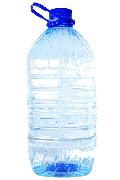 Frasco de cinco litros de água limpa isolat — Fotografia de Stock