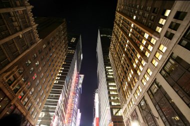 Klasik ny - gece Manhattan'daki