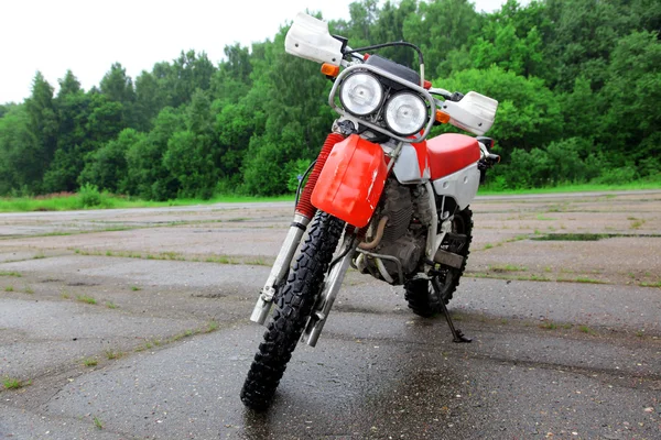 Sport moto de motocross ao ar livre — Fotografia de Stock