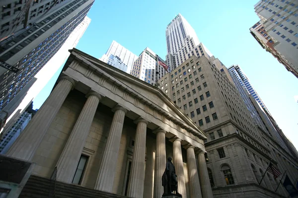Classical New York Wall Street , — Fotografia de Stock