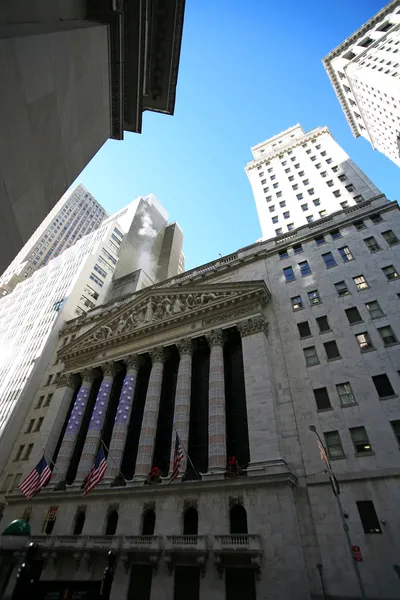 Нью-Йоркська фондова біржа — стокове фото