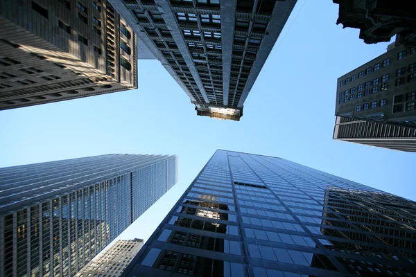 Классический нью-йоркский небоскреб на Манхэттене — стоковое фото