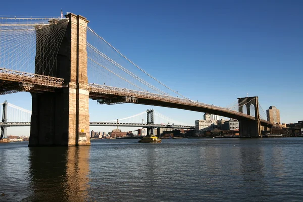 Κλασσική Νέα Υόρκη - γέφυρα του Μπρούκλιν — Φωτογραφία Αρχείου