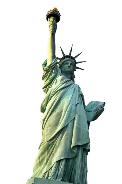 NY Estátua da Liberdade isolado em branco — Fotografia de Stock