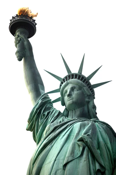 Ny Statua wolności na białym tle — Zdjęcie stockowe