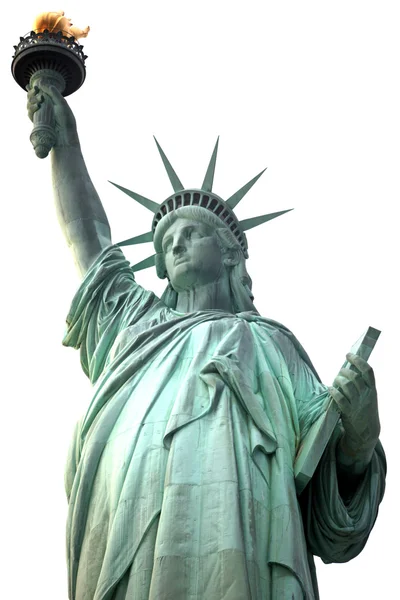 Statue de la Liberté de New York isolée sur blanc — Photo