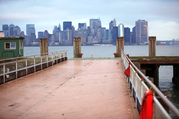 Фесикаль НИ - вид на Манхэттен с Ли — стоковое фото