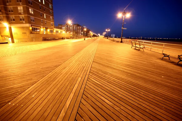 stock image Classic NY, evening in Brighton Beach