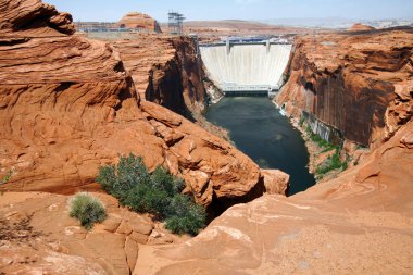 Colorado Nehri glen canyon Barajı'yakındır