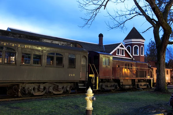 Antika amerikanska tåg — Stockfoto