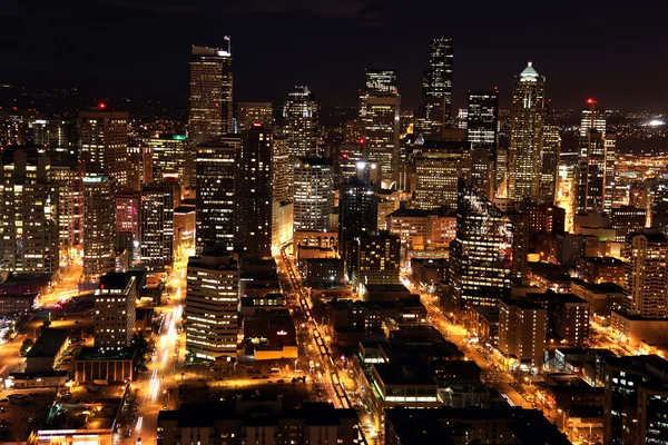 Noche en Seattle —  Fotos de Stock
