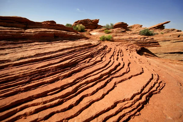 Erozja w skale, naród wielki kanion — Zdjęcie stockowe