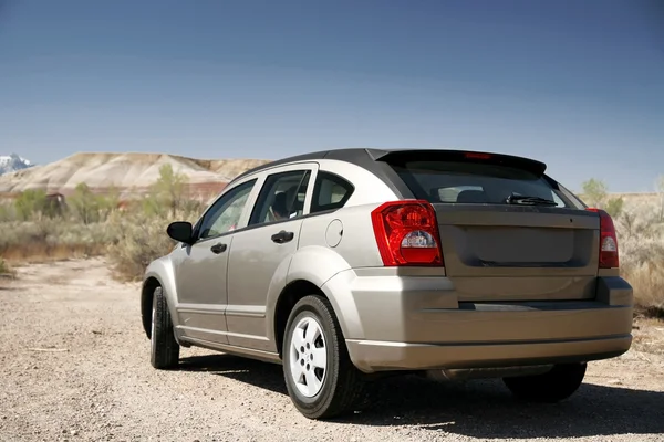 Car in the desert, Utah, USA — Stock Photo, Image