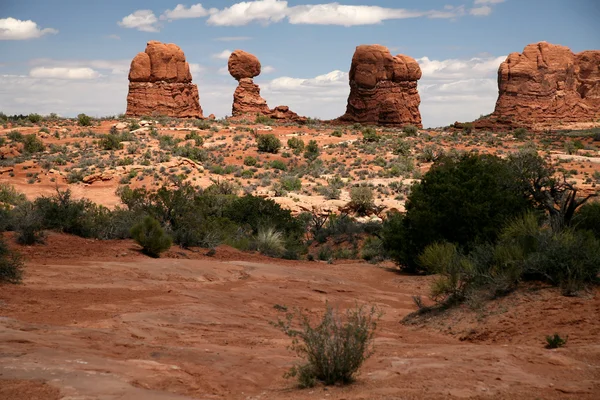 Oblouky národní park v Utahu — Stock fotografie