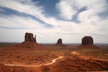 Monument Valley, Navajo Tribal Park, Ari clipart