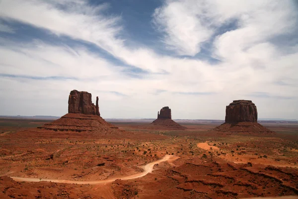 Monument Valley, Parque Tribal Navajo, Ari — Foto de Stock