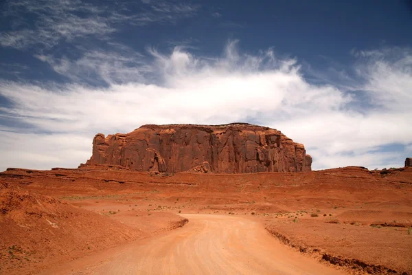 Road in Monument Valley, Navajo Tribal P — Stok fotoğraf