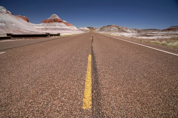 Silnice v desert, utah, usa — Stock fotografie