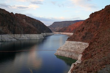 Lake Mead behind Hoover Dam, Nevada, USA clipart