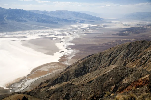 Weiße Salzfelder - nationales Tal des Todes — Stockfoto