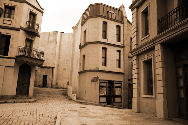 Old european classic street