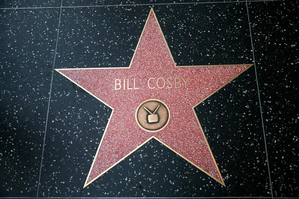 Bill Cosby star on the Hollywood Walk of — Stock Photo, Image