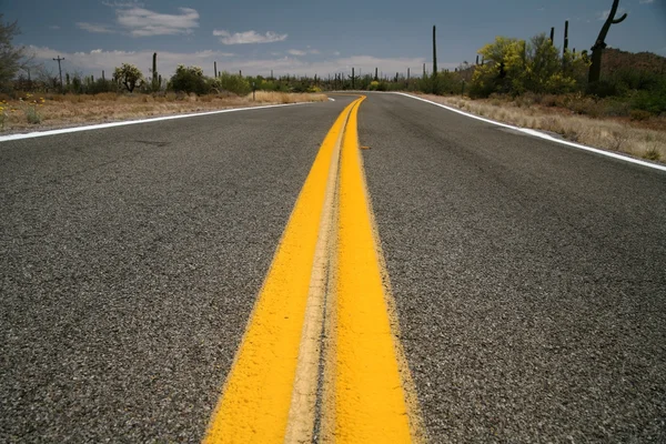 Estradas nos EUA, deserto, Utah — Fotografia de Stock
