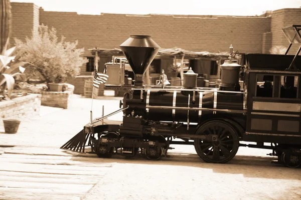 오래 된 미국 기차 — 스톡 사진