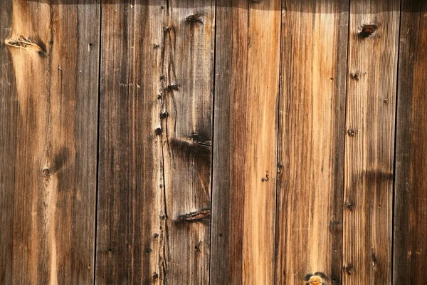 汇集了旧棕色木板 — 图库照片