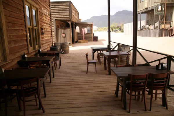 Oude café in wild west — Stockfoto