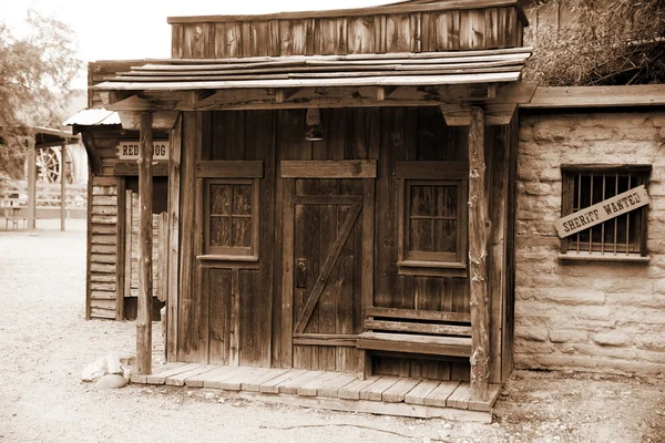 Дикий Запад - старый дом шерифа — стоковое фото