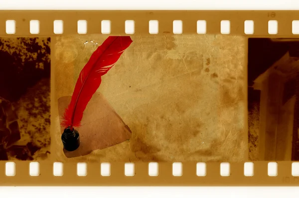 35mm φωτογραφία vintage πέννα-χαρτοκόπτης φτερό vs — 图库照片