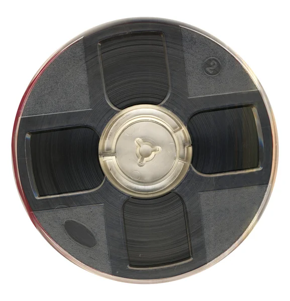 Vintage audio tape isolated on white — Stock Photo, Image