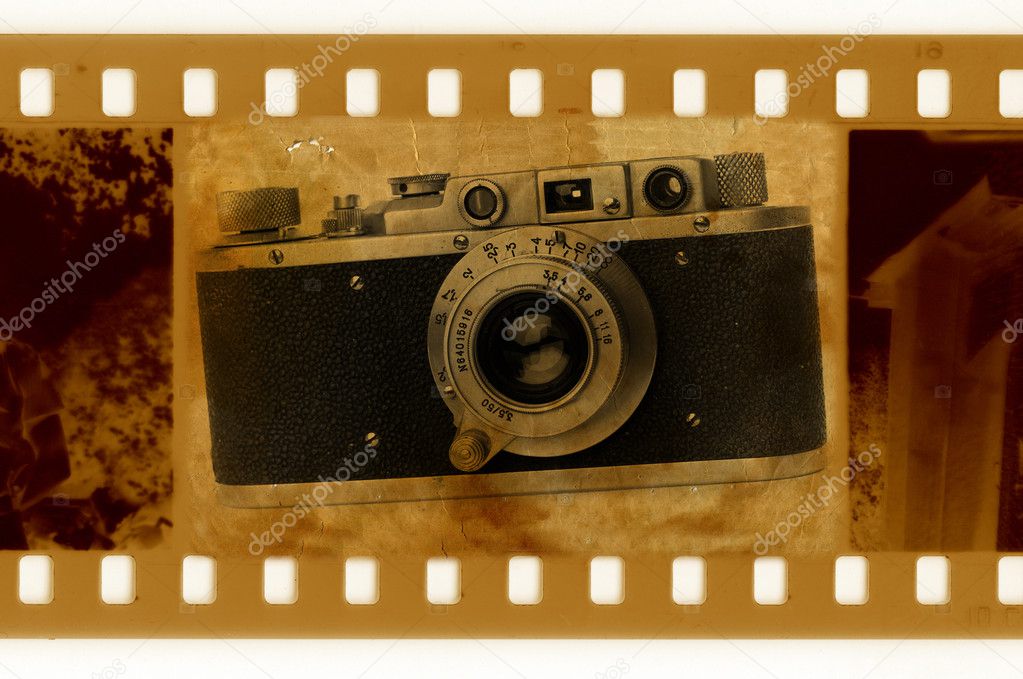 Oldies 35mm with retro photo camera