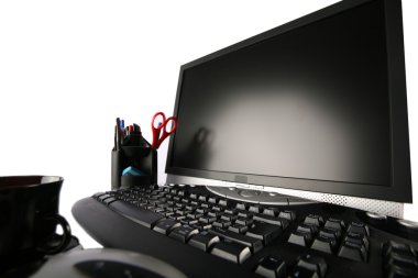 Klasik iş yerinde pc ile