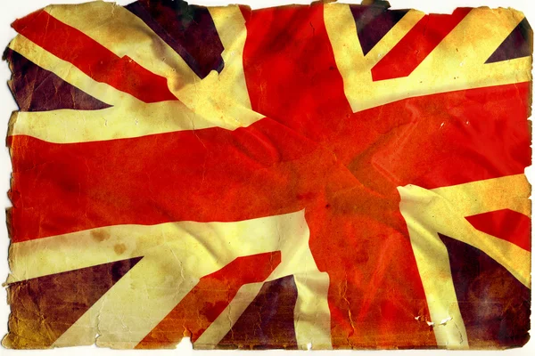 Vintage flagga uk — Stockfoto
