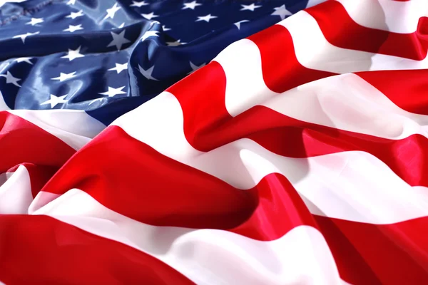 Bandera USA with wave — Foto de Stock