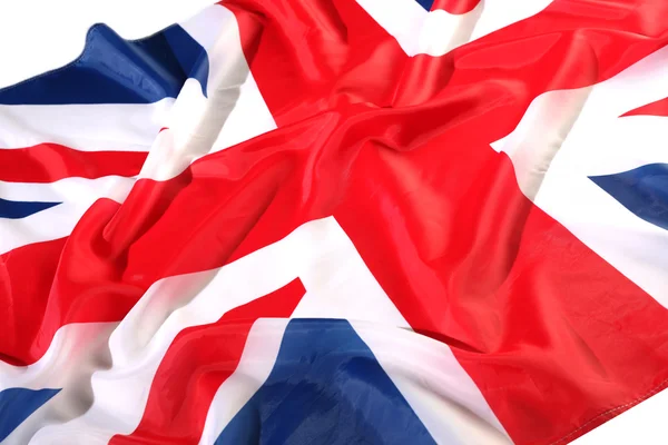 Bandiera UK con onda — Foto Stock