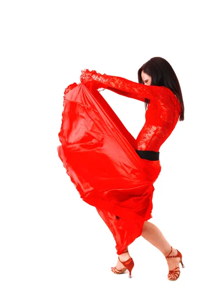 Tancerz kobieta w akcji — Zdjęcie stockowe