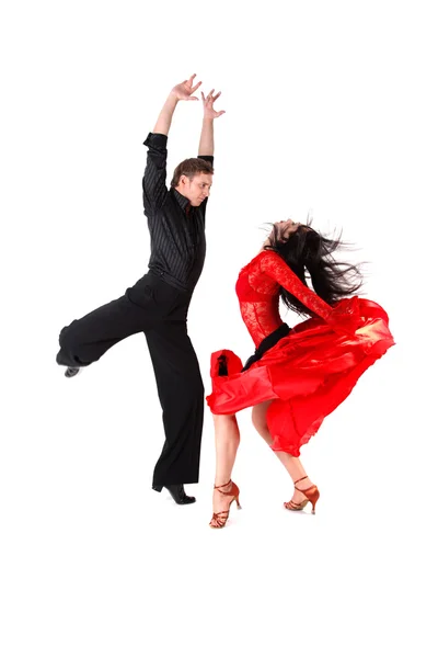 Tancerze w akcji — Zdjęcie stockowe