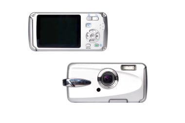 Compact digital camera clipart