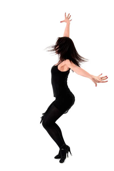 Dançarino isolado em branco — Fotografia de Stock