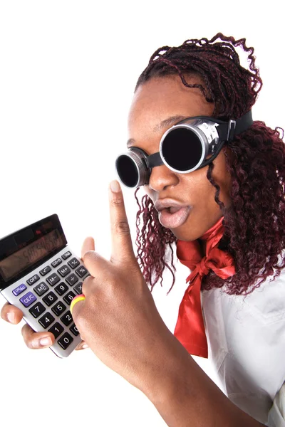 Afro Amerikaanse accountant — Stockfoto