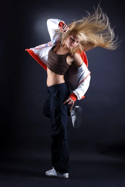 여성 모던 댄서 — 스톡 사진